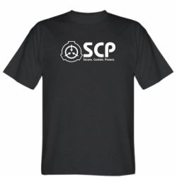 Чоловіча футболка Stedman SCP logo text - PrintSalon