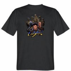 Мужская футболка Stedman Слава Украине! Слава ЗСУ! - PrintSalon
