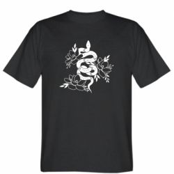 Мужская футболка Stedman Snake with flowers-PrintSalon Мужская футболка Stedman Snake with flowers