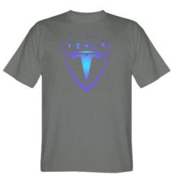 Мужская футболка Stedman Tesla logo gradient - PrintSalon