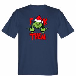 Мужская футболка Stedman The grinch f*ck them - PrintSalon