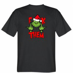 Мужская футболка Stedman The grinch f*ck them - PrintSalon