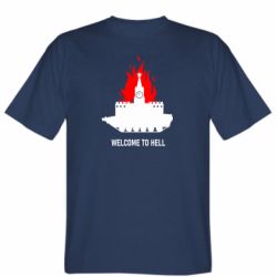 Мужская футболка Stedman Welcome to Hell - PrintSalon