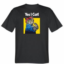 Мужская футболка Stedman Yes I Cat - PrintSalon
