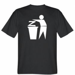 Мужская футболка Stedman Z is a trash