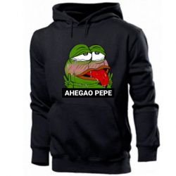 Мужское худи Аhegao PePe - PrintSalon
