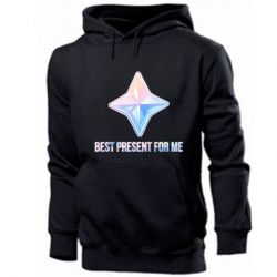 Мужское худи Best present for me - PrintSalon