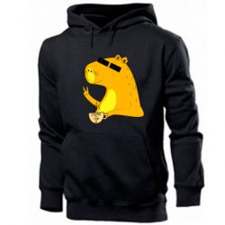 Мужское худи Капибара Программист - PrintSalon