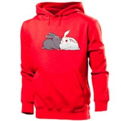 Мужское худи Кролики Вэй и Лань - PrintSalon