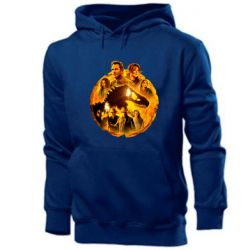 Мужское худи Мир Юрского Периода Доминион - PrintSalon