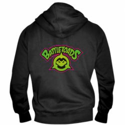 Чоловічі худі на блискавці Battletoads logo - PrintSalon