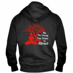 Мужское худи на молнии Be Energy - To Attrack - PrintSalon