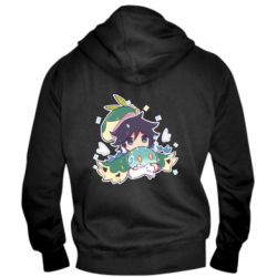 Мужское худи на молнии Cute Venti - PrintSalon