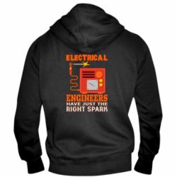 Мужское худи на молнии Electrical Engineer - PrintSalon