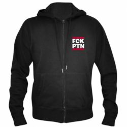 Мужская худи на молнии FCN PTN - PrintSalon