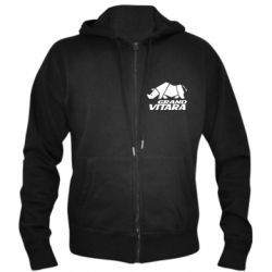 Мужское худи на молнии Grand Vitara rhino - PrintSalon
