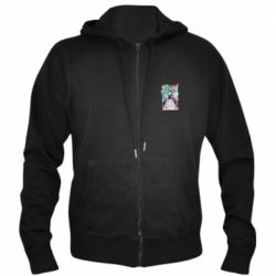 Мужское худи на молнии Jojo's bizzare poster - PrintSalon