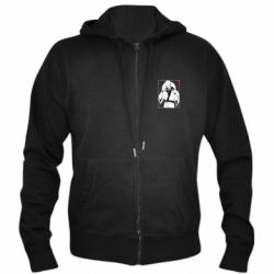 Мужское худи на молнии Магическая битва аниме - PrintSalon