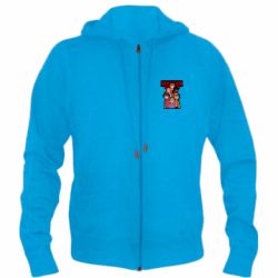 Мужское худи на молнии ОСД Друзья вместе - PrintSalon