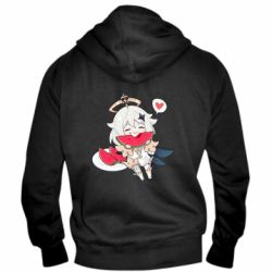 Чоловічі худі на блискавці Паймон з кавуном - PrintSalon