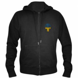 Чоловічі худі на блискавці Punisher Ukraine - PrintSalon