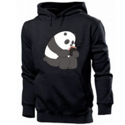 Мужское худи Панда лайк - PrintSalon