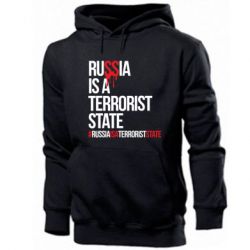 Мужское худи Russia is a terrorist - PrintSalon