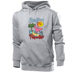 Мужское худи Surfing Paradise Flamingo - PrintSalon