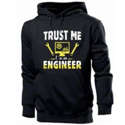Мужское худи Trust me im an engineer - PrintSalon