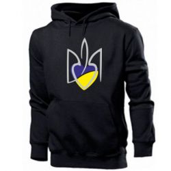 Мужская худи Ukrainian heart - PrintSalon