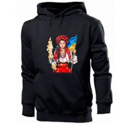 Мужское худи Украинская девушка в венку - PrintSalon