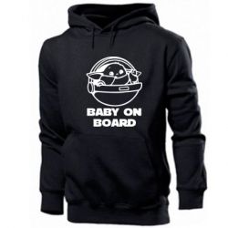Мужское худи Вaby on board - PrintSalon