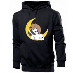 Мужское худи We bare bears sleep - PrintSalon