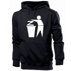 Чоловіча худі Z is a trash