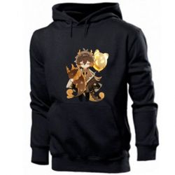 Мужское худи Zhongli with baloon - PrintSalon