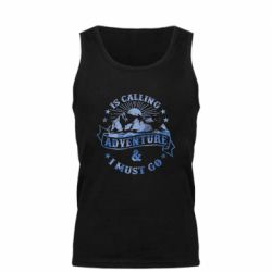 Мужская майка Adventure is calling - PrintSalon