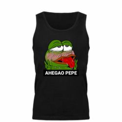 Мужская майка Аhegao PePe - PrintSalon