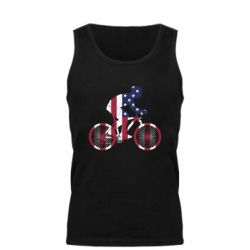 Мужская майка American cyclist - PrintSalon