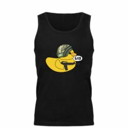 Мужская майка Боевая утка - PrintSalon