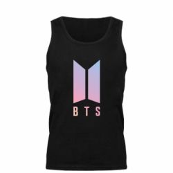 Мужская майка BTS gradient logo - PrintSalon