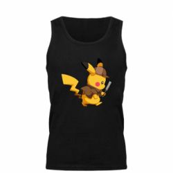 Мужская майка Cute Detective Pikachu - PrintSalon