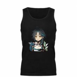 Мужская майка Cяо кушает - PrintSalon