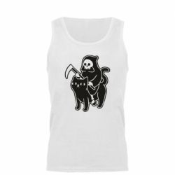 Майка чоловіча Death and cat - PrintSalon