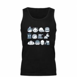 Мужская майка Doctor who icons - PrintSalon