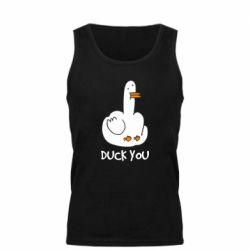 Мужская майка Duck you - PrintSalon