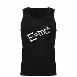 Мужская майка E=mc2 - PrintSalon