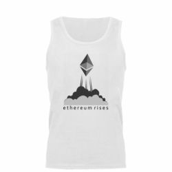 Мужская майка Ethereum Rises - PrintSalon