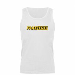 Мужская майка Fake taxi logo 2 - PrintSalon