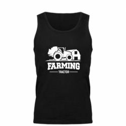 Мужская майка Farming Tractor - PrintSalon