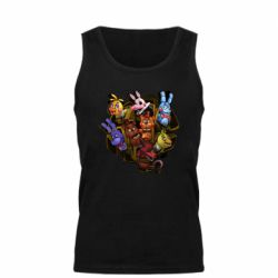 Мужская майка Five Nights At Freddy's monsters-PrintSalon Мужская майка Five Nights At Freddy's monsters